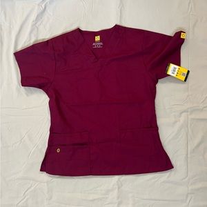 Brand new w/ tags!! Maroon scrub tops by wonderwink!